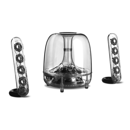 SoundSticks Wireless - Clear - Three-piece wireless speaker system with Bluetooth - Detailshot 1 image number null