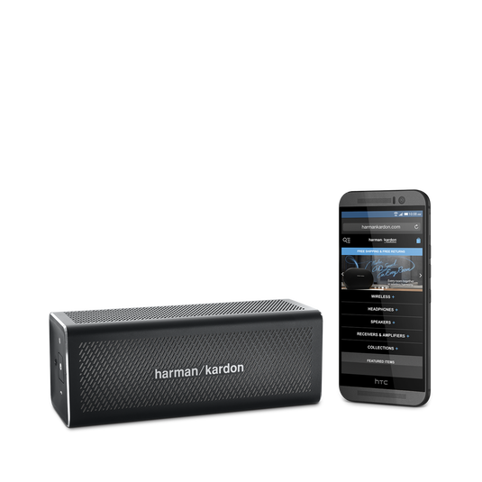HK One - Black - Portable Bluetooth Speaker - Detailshot 6 image number null