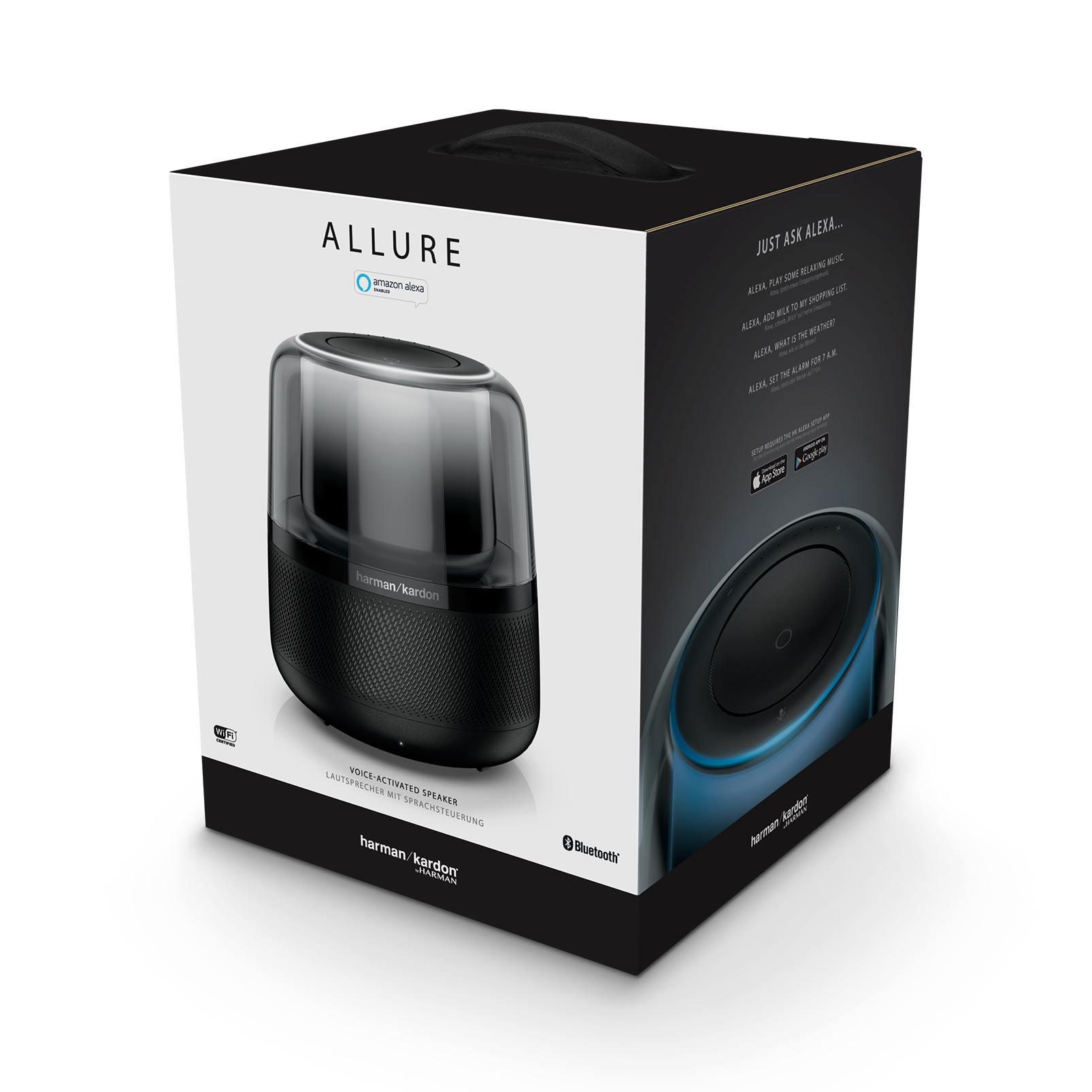 美品 ハーマン HARMAN Kardon ALLURE アルーア スマートスピーカー Amazon Alexa対応 Bluetooth対応 