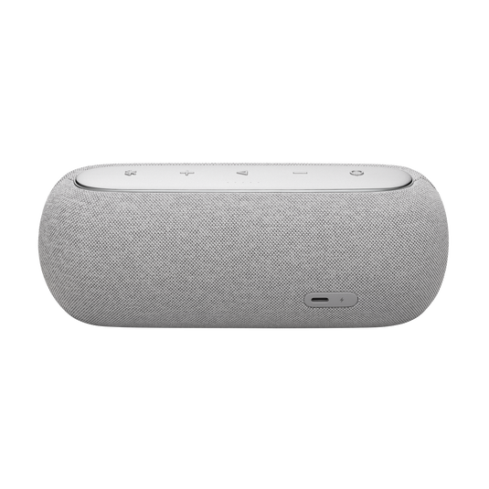 Harman Kardon Luna - Grey - Elegant portable Bluetooth speaker with 12 hours of playtime - Back image number null