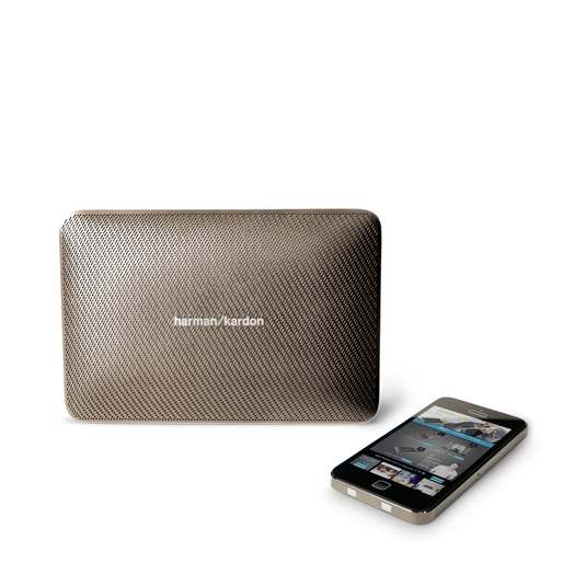 Esquire 2 - Gold - Premium portable Bluetooth speaker with quad microphone conferencing system - Detailshot 5 image number null