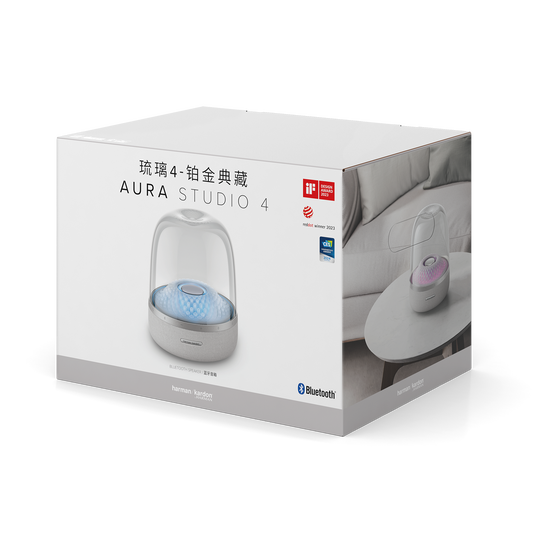 Harman Kardon Aura Studio 4 - Light grey - Bluetooth home speaker - Detailshot 15 image number null