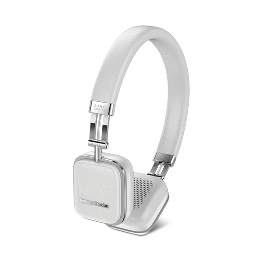 Soho Wireless - White - Premium, on-ear headset with simplified Bluetooth&reg; connectivity. - Front image number null
