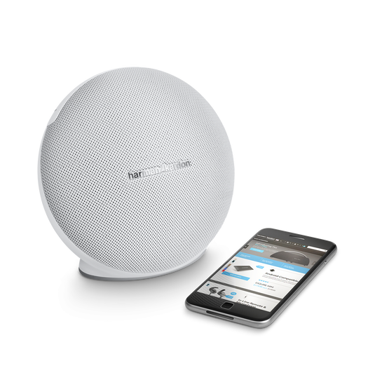 Onyx Mini - White - Portable Bluetooth Speaker - Detailshot 1 image number null