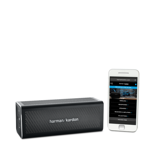 HK One - Black - Portable Bluetooth Speaker - Detailshot 5 image number null