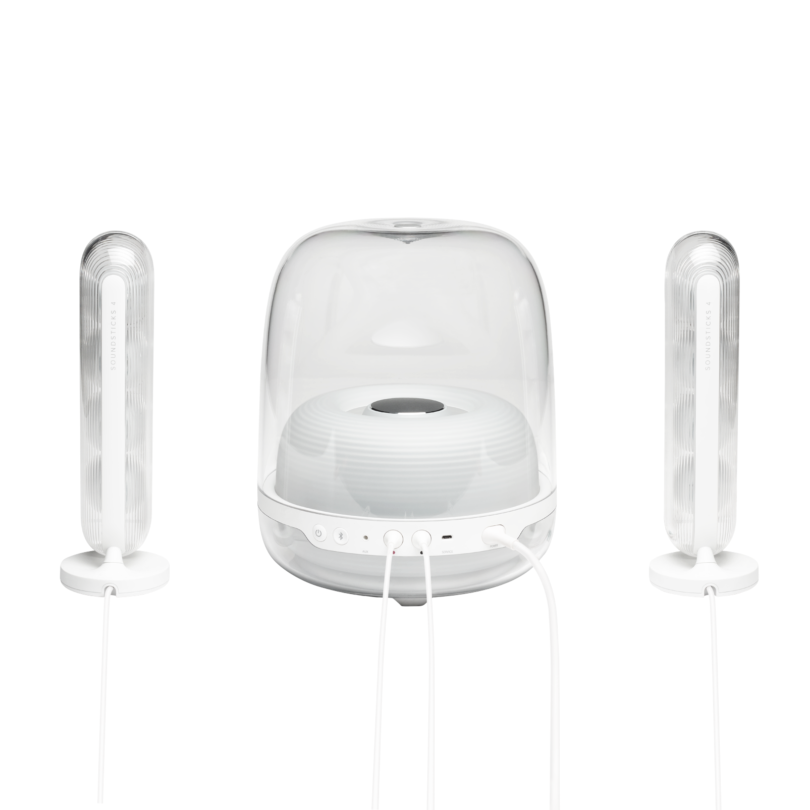 新品未使用SoundSticks 4 [ホワイト] harman/kardon Bluetoothスピーカー SoundSticks 4 [ホワイト